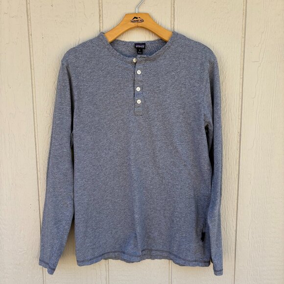Patagonia Other - Patagonia Long-Sleeved Daily Henley Mens Medium Gray Outdoor Gorpcore Minimalist